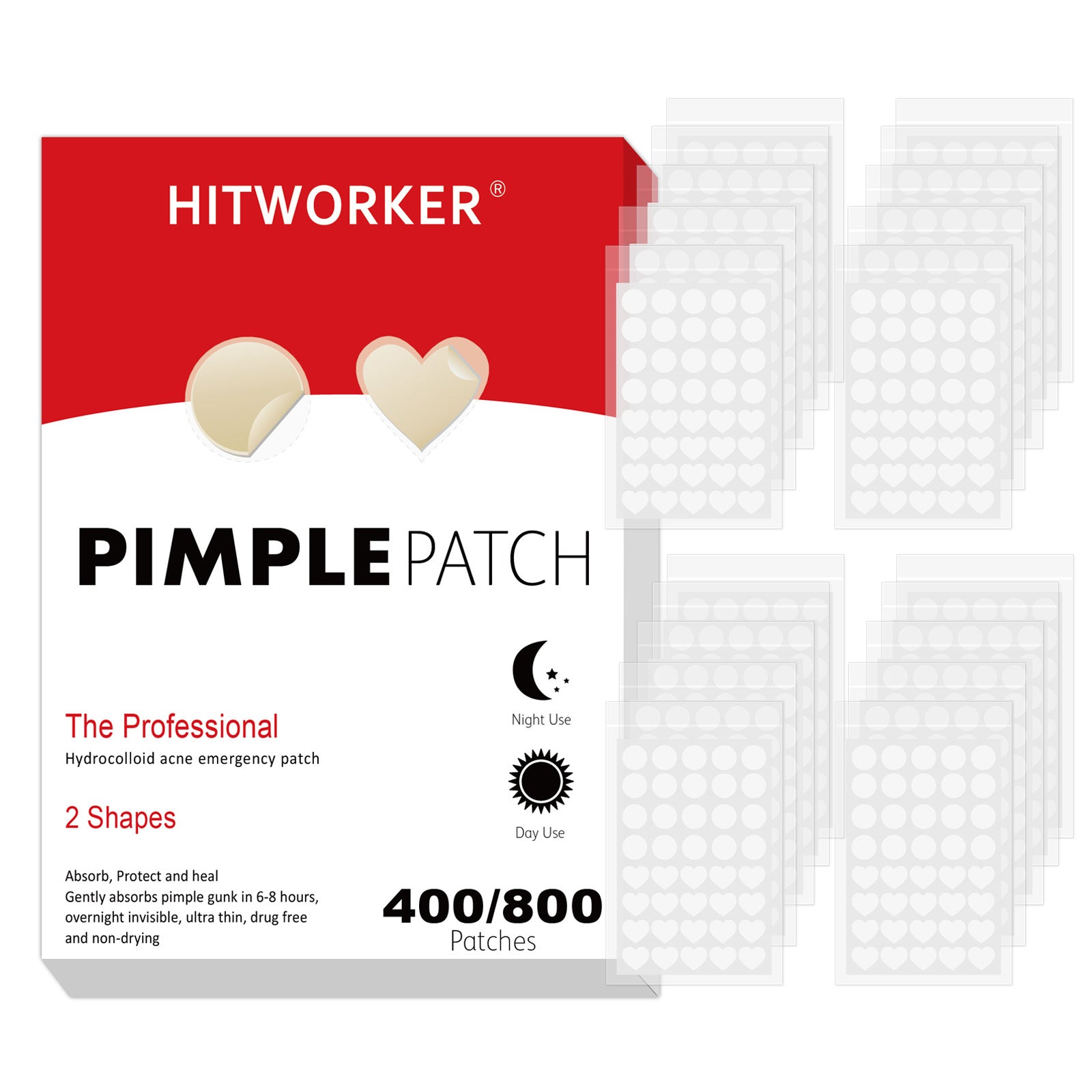 Acne & Blackhead Patches – 400–800pcs Skincare Treatme