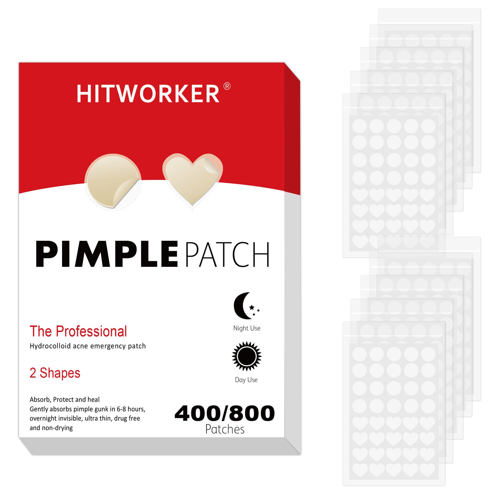 Acne & Blackhead Patches – 400–800pcs Skincare Treatme
